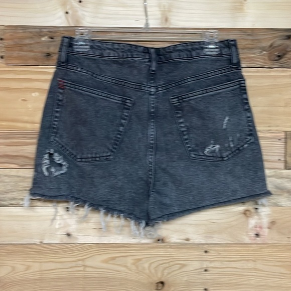 BDG size 30  Summer Cutoff High-rise Distress Fade Black Denim 2.5” Inseam Short - Picture 13 of 16